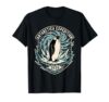 Antarctica Expedition 2026 Retro Souvenir Penguin Woodcut T-Shirt