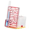 Ant Farm Display Box – Acrylic Nest Habitat with Feeder, Great Gift for Ant Lovers, Birthday & Children's Day Decor Ant Habitat(Rojo)