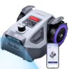 ANTHBOT M5 Lidar Robot Lawn Mower, 360°LiDAR+Vision Perimeter Wire Free 1/8 Acre, Vision Obstacle Avoidance Robotic Lawnmower with Automatic Mapping Zone Division, 45% Slope, App Control