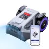 ANTHBOT M5 Robot Lawn Mower 1/8 Acre, Dual Vision+Full-Band RTK Robotic Lawnmower, No Perimeter Wire, App Control Obstacle Avoidance, 45% Slope, Cutting Height, Multi-Zone Mapping