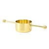 Anu Limen Bartender Measuring Cup 30ml, Stainless Steel Precise Control Cocktail Jigger with Double Bead Design for Bar Drink Mixing(Gold)