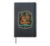 Anxiety Requires Roar-Assurance Lion Hardcover Journal, Black