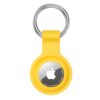 Anybase - Case for Airtag, Ultralight Silicone Case for Air Tags with Anti-Lost Keychain Ring Accessories Yellow