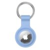 Anybase - Case for Airtag, Ultralight Silicone Case for Air Tags with Anti-Lost Keychain Ring Accessories Light Blue
