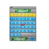 ANZORG Monthly Calendar Pocket Chart School Calendar Kit for Classroom Scholastic Classroom Learning Resources (GREY)