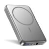 Aobbow Magnetic Portable Charger, 10000mAh, 20W USB-C Fast Charging Power Bank with LED Display, Wireless, for iPhone 17/16/15/14/13/12, Space Gray