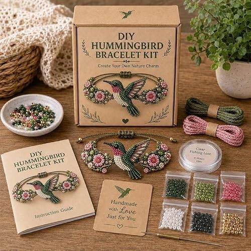 Aocesk DIY Beaded Bracelet Making Kit, Beginner-Friendly Beaded Bracelet Animal Making Kit, Bead Pets Art Crafts, Three-Dimensional Beadwork Jewelry Craft Kit, Friendship Bracelet Making Kit,Rabbit