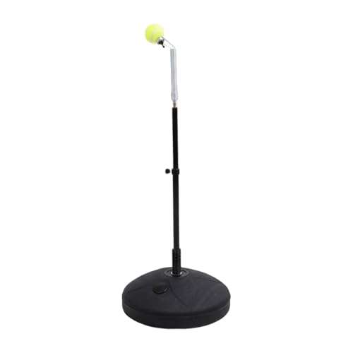 Aosekaa Tennis Tennis Practice Tool Rebounder with Authentic Ball and Spring Steel Neck Adjustable Telescopic Pole and Water Filled Base Suitable for Footwork, Non-rotatable Guard