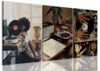 AOYUSMO 3 Piece Black Girl Wall Art African American Wall Decor Black Woman Canvas Art Fashion Music Pictures Dj Studio Paintings Trendy Artwork For Living Room Bedroom