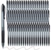 Aozora Pens Bulk 60 Pack Black Click Pens Retractable Ballpoint Pens Medium Point,Smooth Ink Pen Soft Grip for Journaling School Office Supplies 1.0MM Black Ink