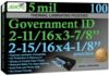 Apache Government ID Laminating Pouches, 5 Mil, 100 Pack, 2-15/16" x 4-1/8"