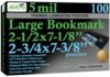 Apache Large Bookmark Laminating Pouches, 5 Mil, 100 Pack, 2-3/4" x 7-3/8"