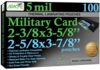 Apache Military Card Laminating Pouches, 5 Mil, 100 Pack, 2-5/8" x 3-7/8"