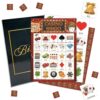 APEVXVY Casino Party Bingo Game Cards, Las Vega Bingo Set for Adults Large Group, Casino Themed Fun Games, Las Vega Party Activities, Icebreaker Games for Family Friends, 07