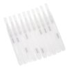 APGLSXY 10Pcs Empty Marker Soft Brush Tip Refillable Empty Acrylic Paint Pen Clear Pen Rod Multipurpose Drawing Tool Markers