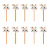 APGLSXY 10Pcs Novelty Ballpoint Pen Plush Ballpoint Pen Funny Writing for Class Reward Christmas Stocking Fillers Design