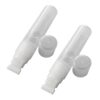 APGLSXY 2Pcs Empty Paint Pens Flat or Round Tip Acrylics Empty Marker Refillable Paint Marker for Painting on Wood Fabric Markers