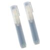 APGLSXY 2Pcs Refillable Empty Paint Pen Acrylics Empty Marker 8mm Flat Tip Pen for Painting on Paper Wood Ceramic Metal Professional Art