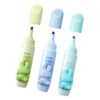 APGLSXY 3 Pack Pastel Fluorescent Highlighters for Eye Smooth Writing School Supplies Fluorescent Highlighters Smooth Writing Pen Marker Pen for Note Taking Markers Color Coding