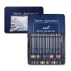APGLSXY Colouring Pencils Set with Metal Case for Adults Artist Sketching Pre Sharpened Colored Pencil with Brush Sketching Pencils