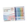 APGLSXY Journal and Sketch Glitter Gel Pens 24/48 Color Pen Set in Boxed Tray for Writing Study Marking and Notes