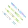 APGLSXY Of 4 Clicks Gel Pen Smooth Drying 0.5mm Inks Roller Ball Pen Fine Point Pens for Exams School Writing Smooth Writing