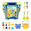 APGLSXY Toy Set, 20 Piece Sand Toys with Storage Bucket, Shovels, Watering Can and Sand Shapes for Sandbox Play and Beach Days Toy Set Toys Bucket Shovel Watering Can