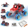 Apitor Robot B STEM Kits for 6-7 Year Old Boy, 8 in 1 Electric Monster Truck Building Toys for Kids 6-8 8-10, DIY Educational Construction Science Kit for Boys 6-12 Christmas Birthday Gift