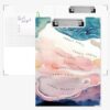 APJYM Abstract Mental Health Clipboard with Storage for Desk 12.6x9.3in