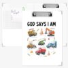 APJYM Construction Christian Clipboard with Storage for Desk 12.6x9.3in