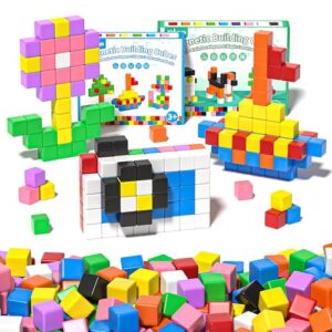 Apluses 96Pcs Magnetic Blocks, More Quantity can Create Bigger Buildings and Improve Children's Thinking