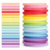 Apojgitn 20 Rolls Washi Tape Set, 327 Feet x 0.1 inch Wide Rainbow Colors Thin Decorative Tape Decorative Scrapbook Tapes for Book, Planner, DIY Arts Crafts, Scrapbooking, Holiday Decoration
