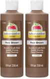 Apple Barrel Gloss Acrylic Paint in Assorted Colors (8 oz), Gloss Real Brown (Pack of 2)