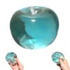 Apple Squishy Stress Ball, Clear Slow Rising Fidget Toy for Anxiety Relief(Blue)