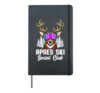 Apres Ski Party Social Club Hardcover Journal, Black