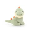 Apricot Lamb Curious Giganotosaurus Dinosaur Stuffed Dragon Animals for Kids, Soft Cute Plush Toys for Baby Girl and Boy, 6 Inches