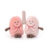Apricot Lamb Vitality Lung Stuffed Animals for Kids, Soft Cute Plush Toys for Baby Girl and Boy, 6 Inches