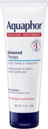 Aquaphor Healing Ointment Advanced Therapy Skin Protectant, Dry Skin Body Moisturizer, 7 Oz Tube (Pack of 12)