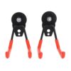 Aqur2020 6 Pack Heavy Duty Magnetic Hooks with PVC Coating and Magnets for Garage Storage Tools Organizer (Magnet 6.6cm)