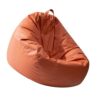 Aramox Bean Bag Chair with EPP Particles Filling Bean Bag Sofa Bed 90 X 110 Cm Soft Breathable Lounge Seat for Bedroom Living Room Balcony Adults and Teens (Orange Red)