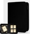 ARCHIVALPRO 4 Pocket Premium Top Loader Binder | Holds 128 Toploader 3"x4" Cards | Black