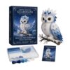 Arctic Winter Guardians DIY Patchwork Kit, Felt Animal Sewing Kit for Beginners, 3D Stuffed Animals Mythical Creature, Pre-Cut Handmade Craft Kit for Home Decor & Creative Gift (Blue#B)