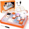 Arnbz Circuit Maze Blocks for Kids, Stem Circuit Puzzle Board with 500+ Projects, Educational Science Experiment Toy Gift for Boys Girls Age 8+