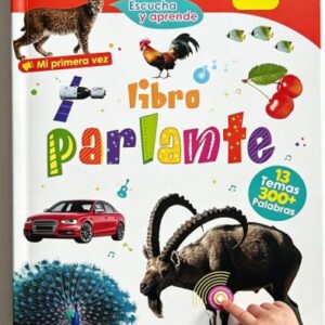 Arnbz Spanish English Bilingual Sound Book, Interactive Toddler Book
