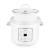 AROMA CoreCoat™ Digital Rice Cooker (8 Cups Cooked) and Steamer with Nonstick Ceramic Rice Cooker Pot Coating and Pop-Up Steam Tray, 2 Quarts