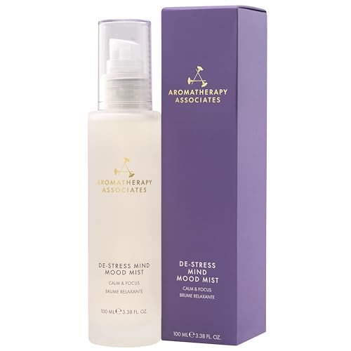 Aromatherapy Associates De-Stress Mind Mood Mist, 100ml, Calming Aromatherapy Spray, Body, Room & Pillow Spray with Camomile, Frankincense & Ashwagandha, Alcohol-Free Essential Oil Mist for Relaxation
