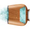 Aromatherapy Diffuser for Home, 1-in-1 Essential Oil Diffuser & Himalayan Salt Lamp, 200ml Cool Mist Aromatherapy Diffuser, 9-Color LED, Auto Off, Bedroom Office Yoga (Blue Light)