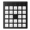 Arrowbash Brailled Bingo Game Playing Board Plastic Braille Alphabet Board for the Blind and Sighted, Home, Parties, Adults, Seniors, Teenagers Gifts