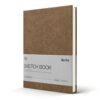 Arrtx Premium A5 Sketchbook, 96 Pages 230 GSM 50% Cotton Acid-Free Paper | Hardcover Art Sketch Book | 8.3 x 5.9 Inch Thick Drawing Pad for Watercolor, Ink, Pencil