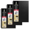 ARTEZA Spiral Sketch Book 5.5x8.5 Drawing Pad 3 Pack 100 Sheets Sketch Pads for Drawing for Adults & Teens